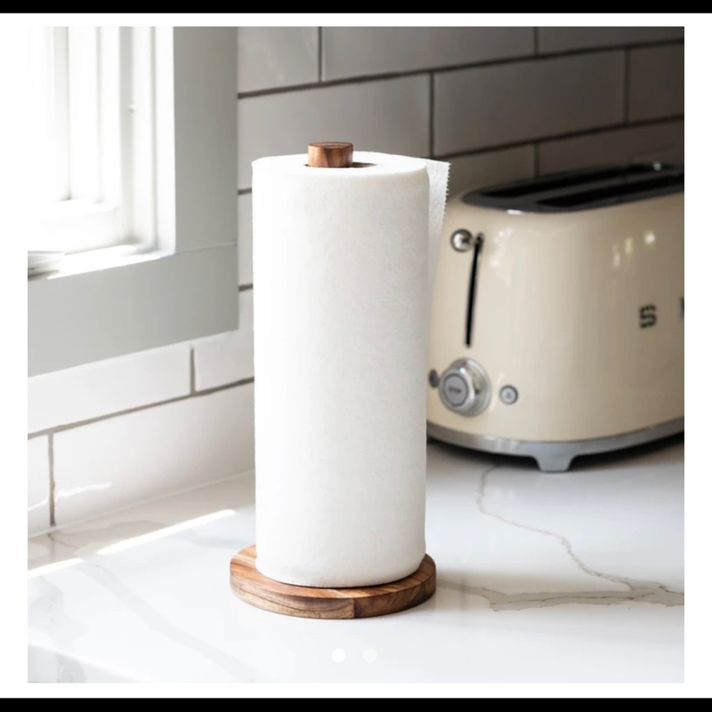 Magnolia acacia paper towel holder